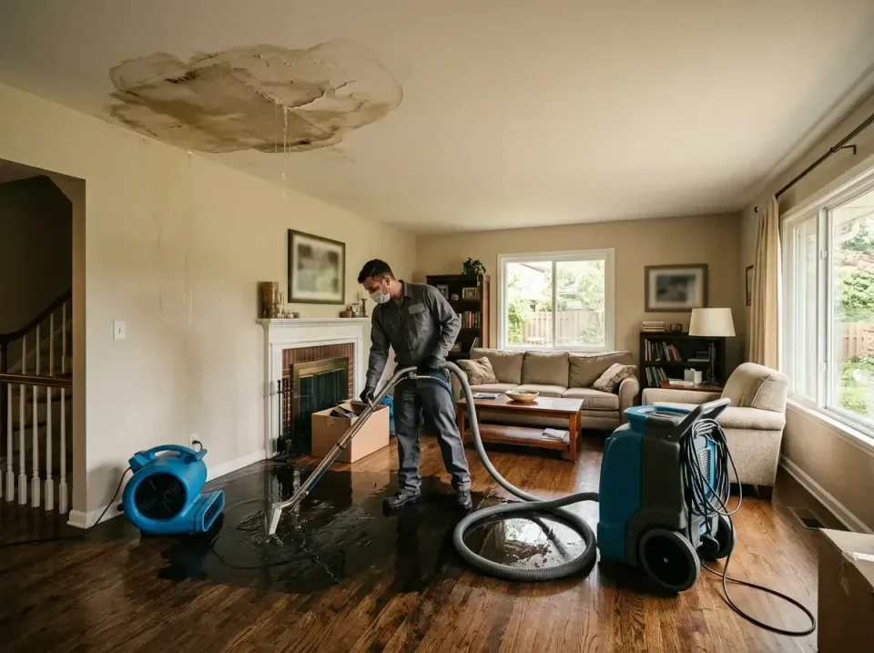 attic-pipe-burst-ceiling-drip-008 — frequently asked questions, Water Damage Restoration & Carpet Care in Slinger, WI